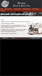 Mobile Screenshot of heritagebrickandstone.com